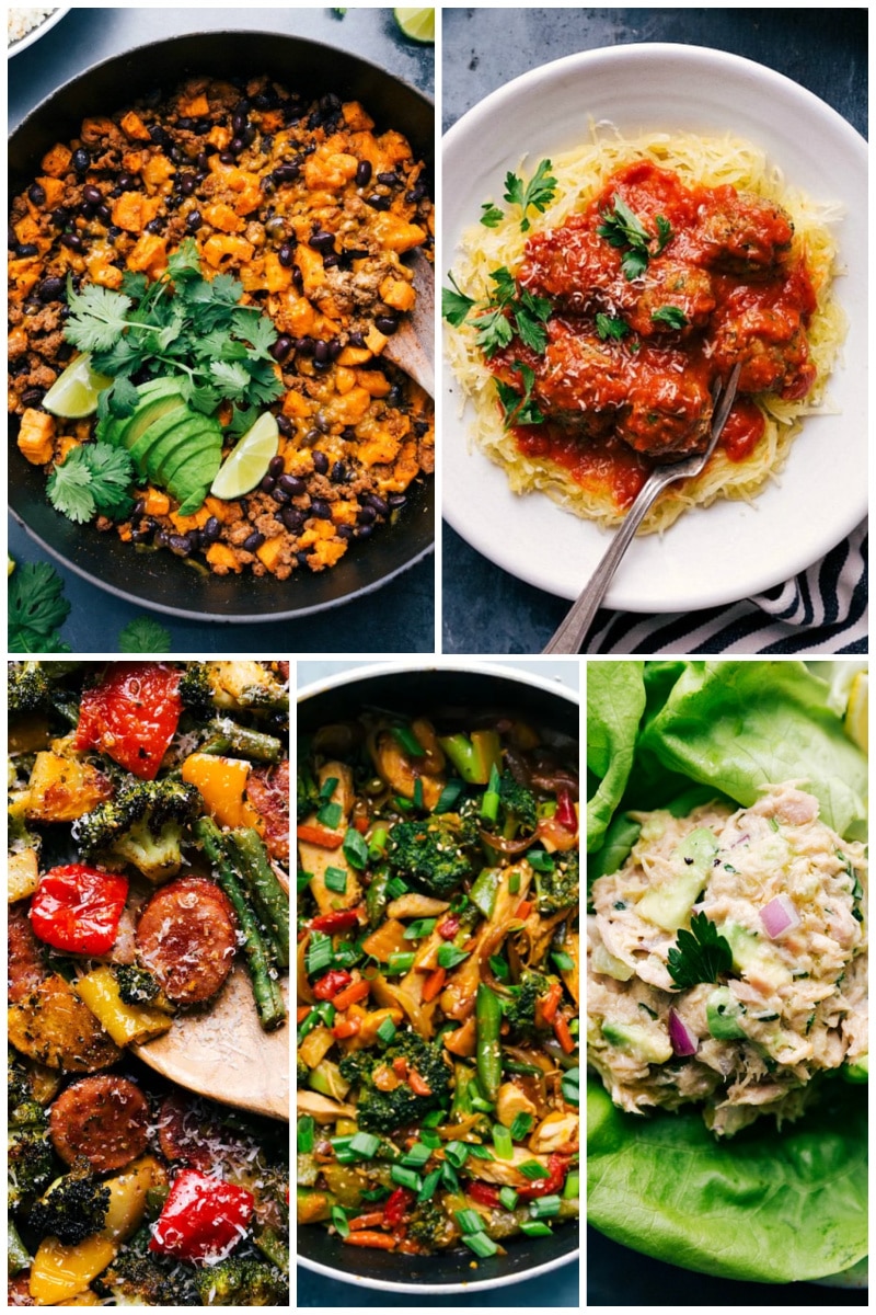 Collage of Keto recipes