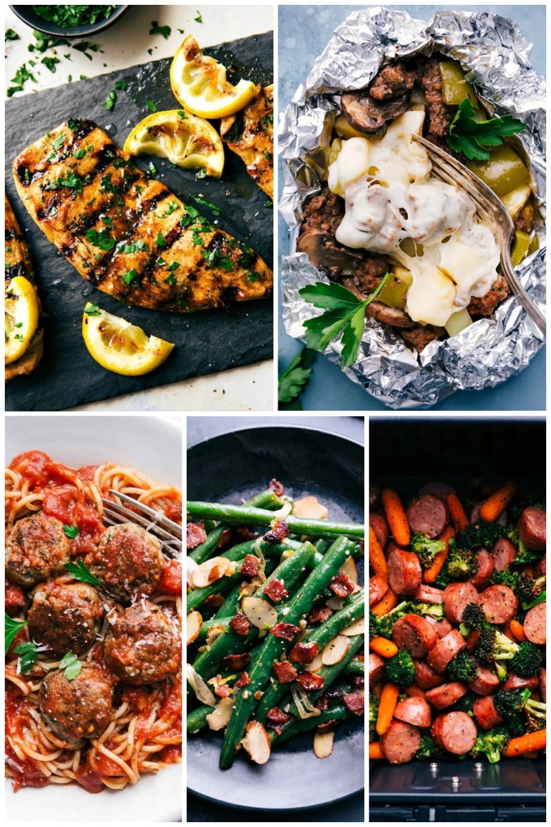 Collage of Keto recipes