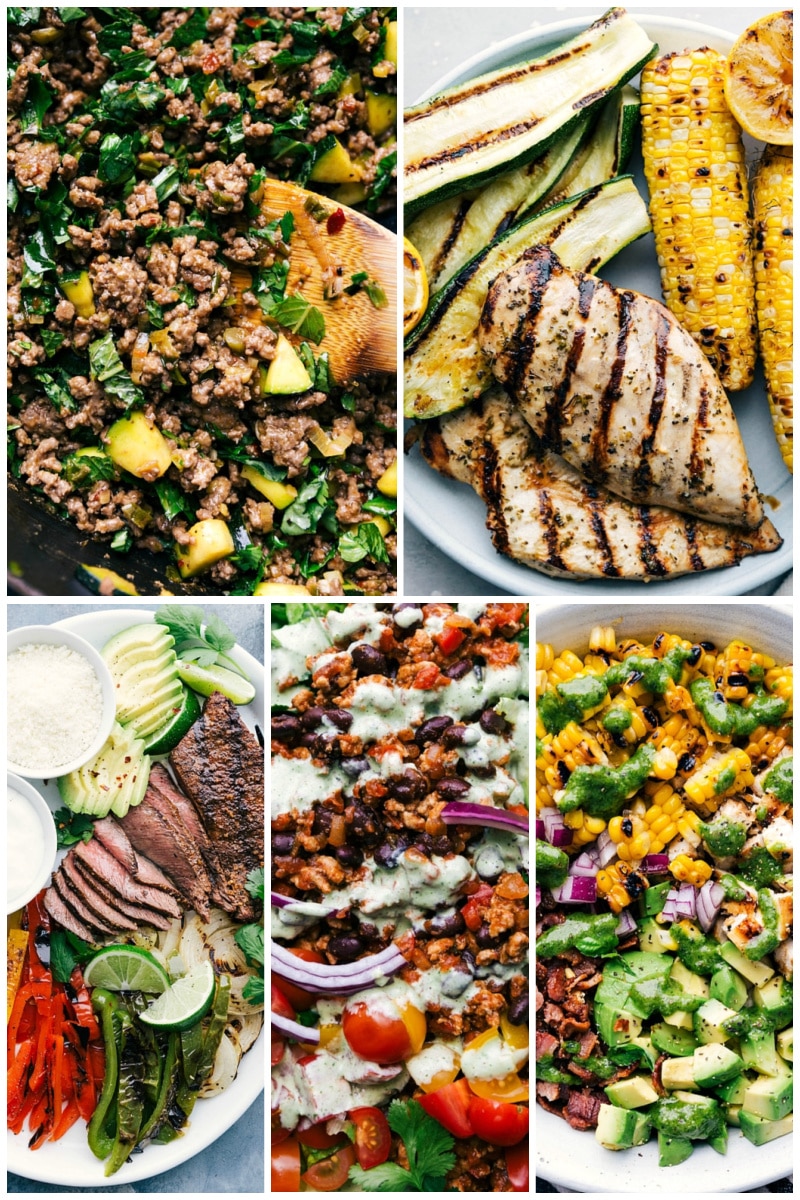 Collage of Keto recipes