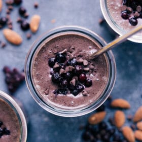 Chocolate Blueberry Smoothie