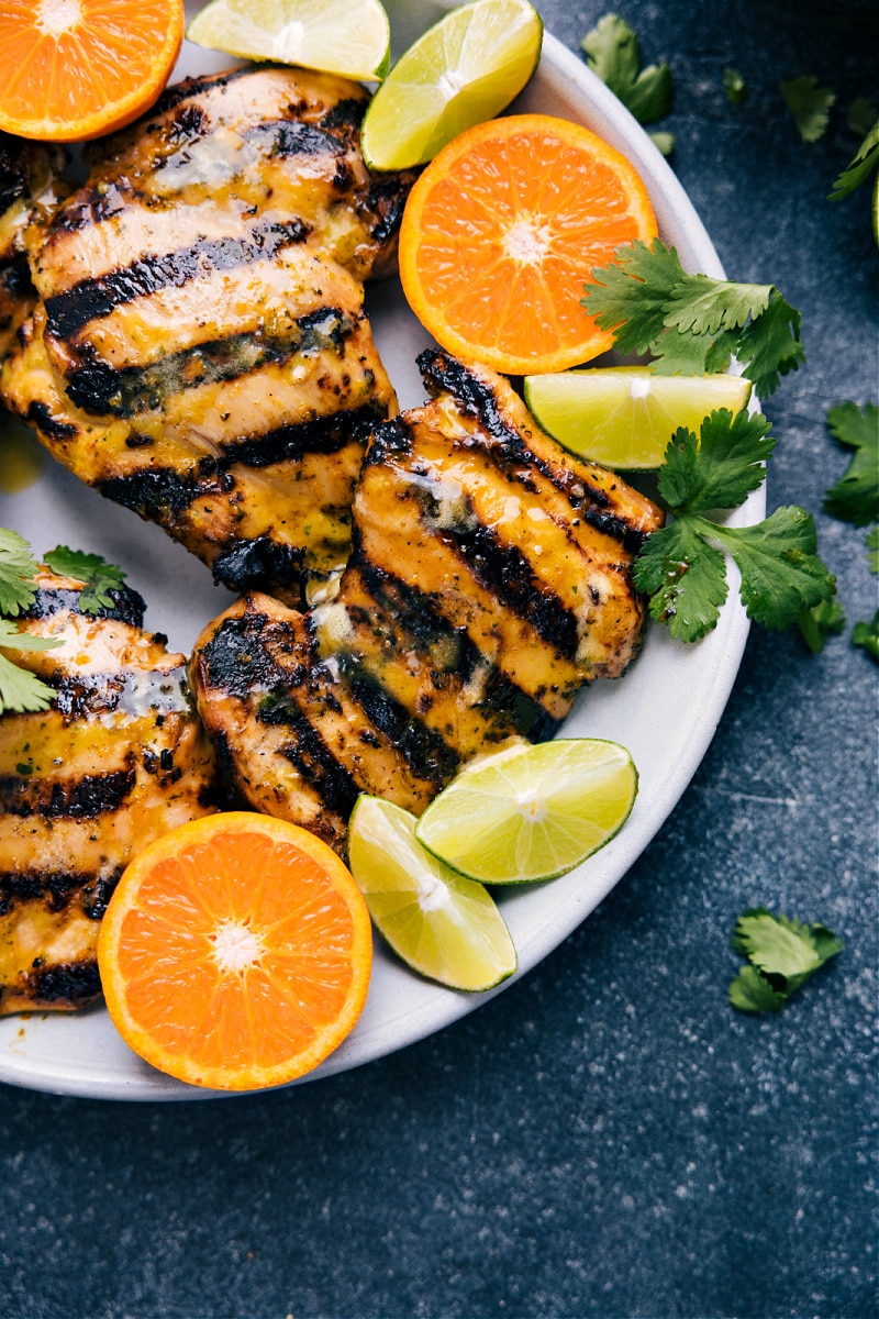 Cooked Chicken made with Citrus Chicken Marinade