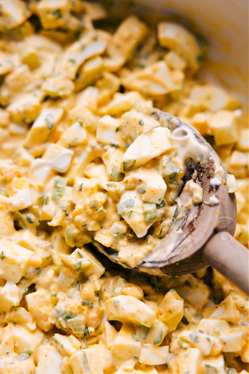 Close-up view of Egg Salad