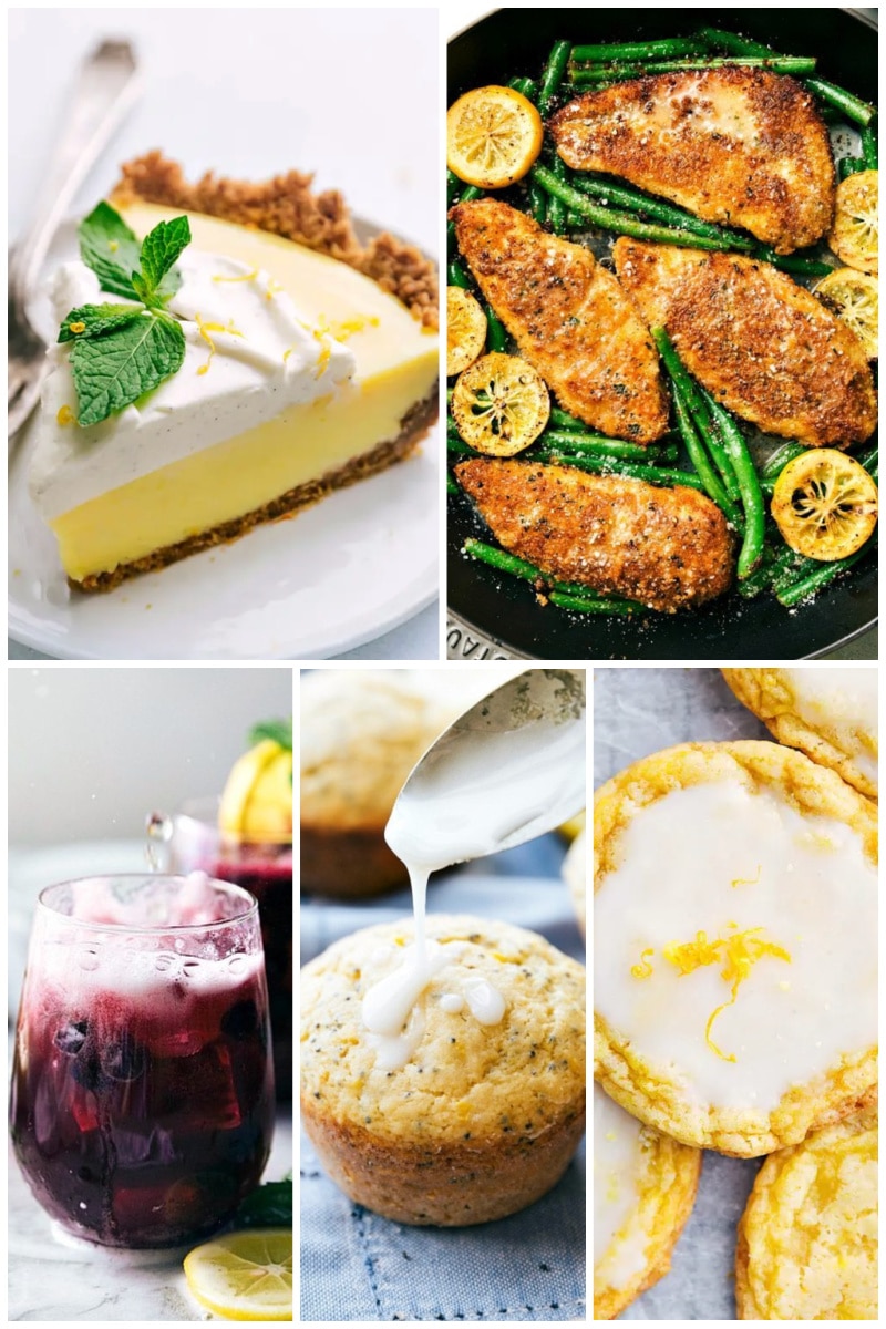 Collage of Lemon Recipes