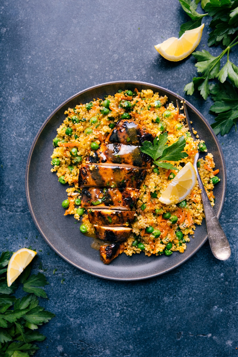 Overhead image of Moroccan Chicken