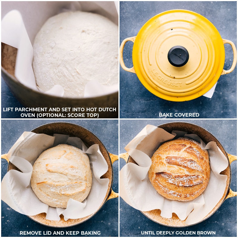 No Knead Dutch Oven Bread - Maria's Mixing Bowl