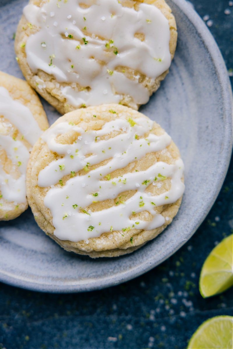 Overhead image of Lime Cookies