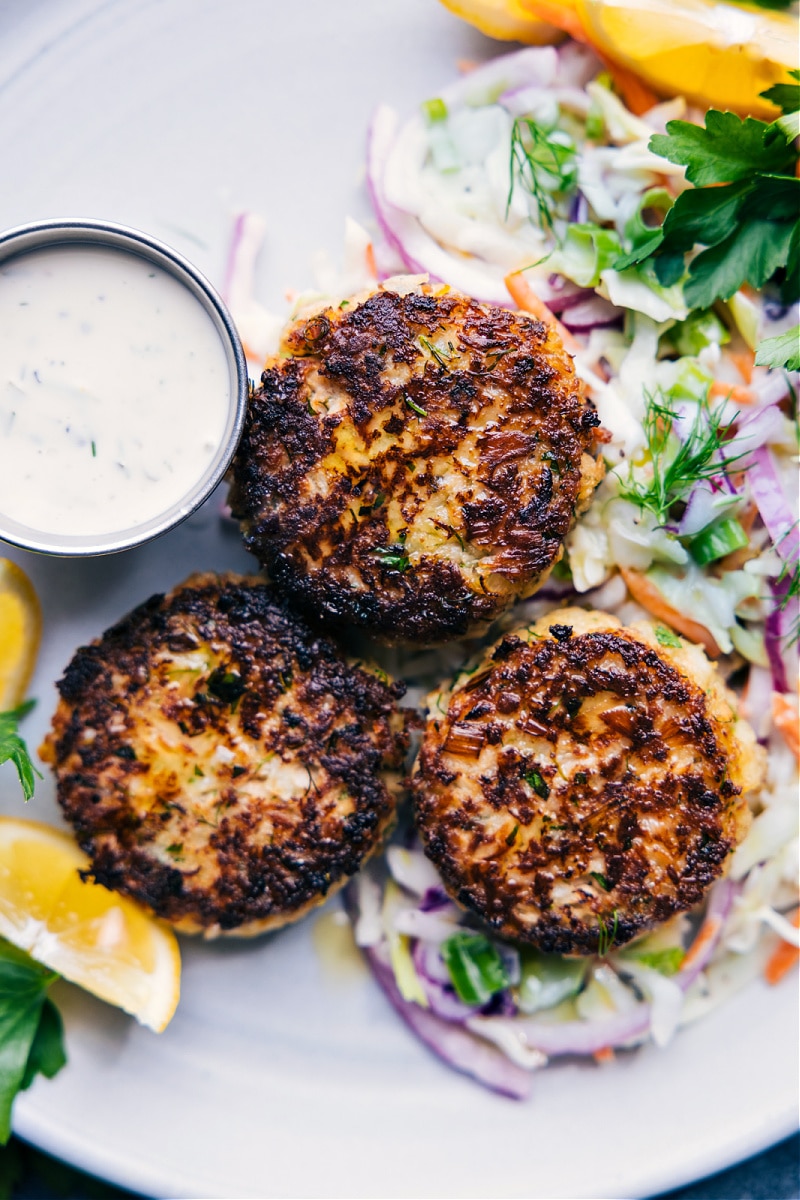 Overhead image of Tuna Patties