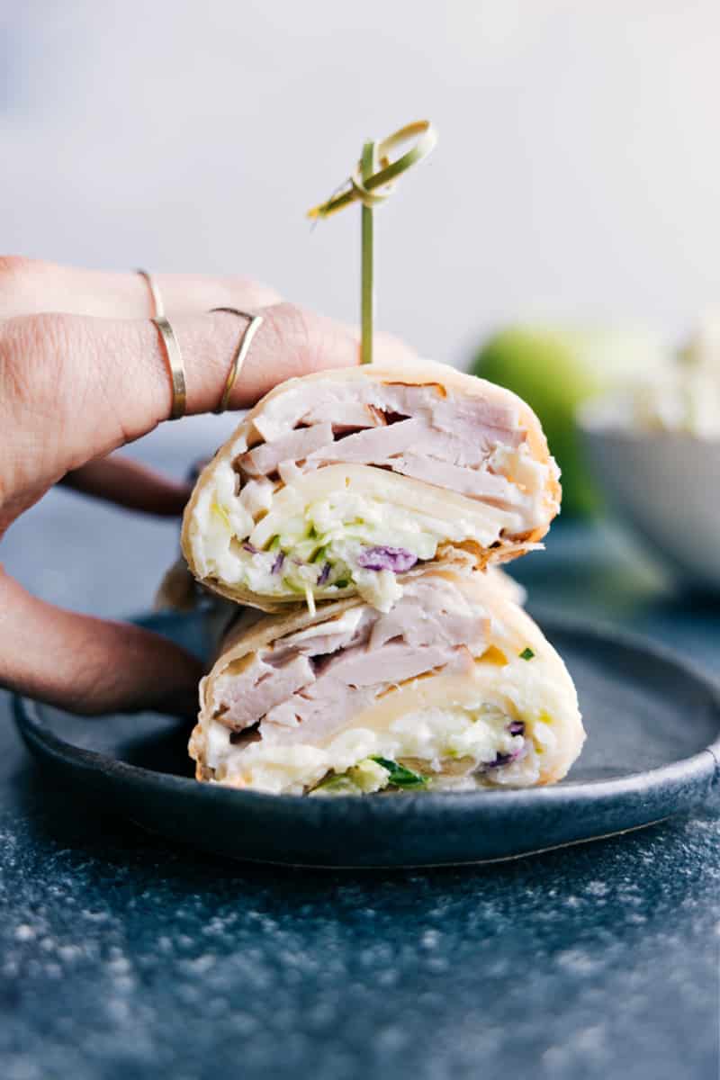 Low Carb Turkey Club Wrap - Delicious Meets Healthy