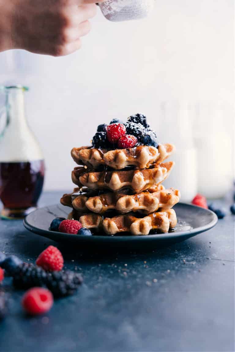 Healthy Waffle Recipe Chelsea's Messy Apron