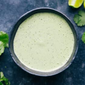 Healthy Cilantro-Lime Sauce