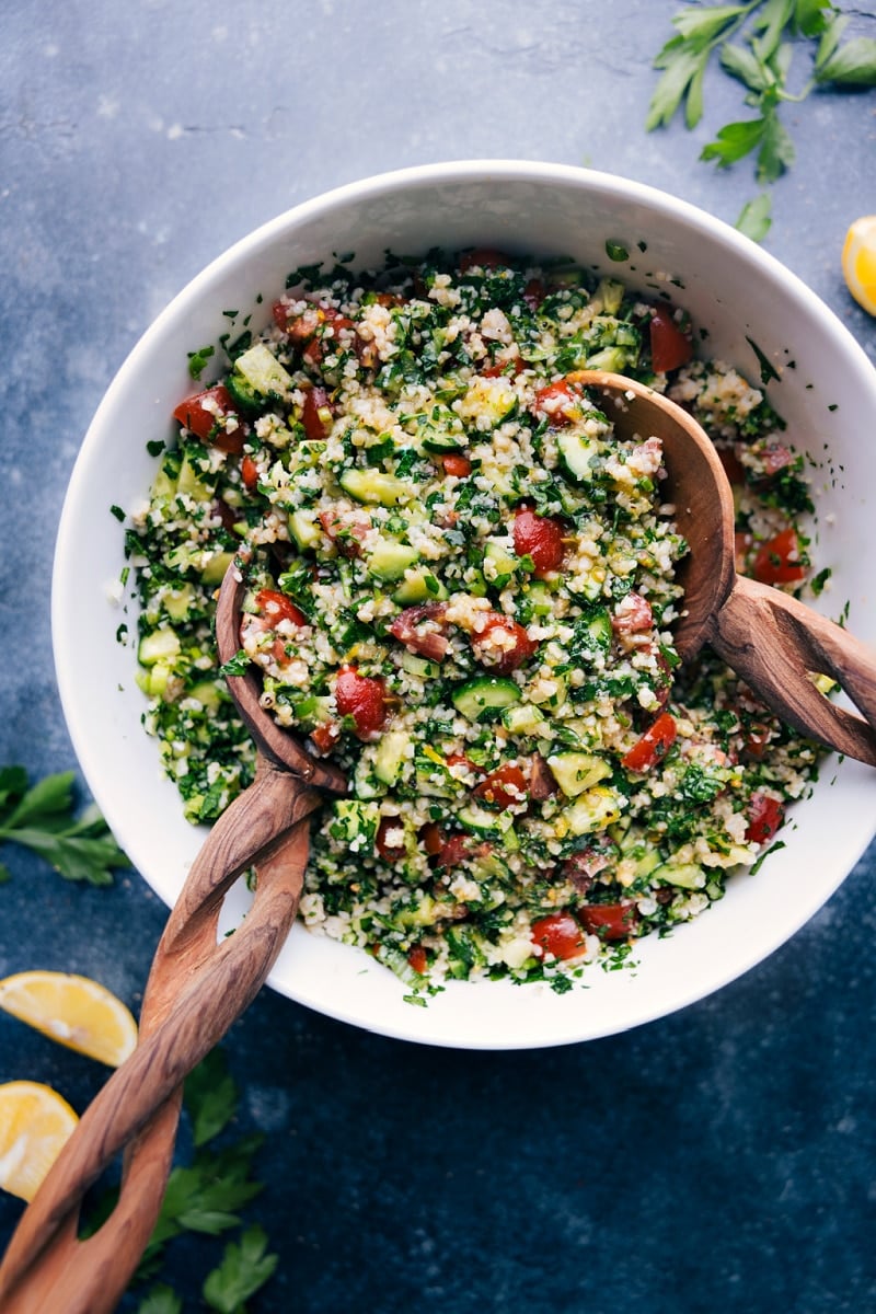 Overhead image of the Tabouli