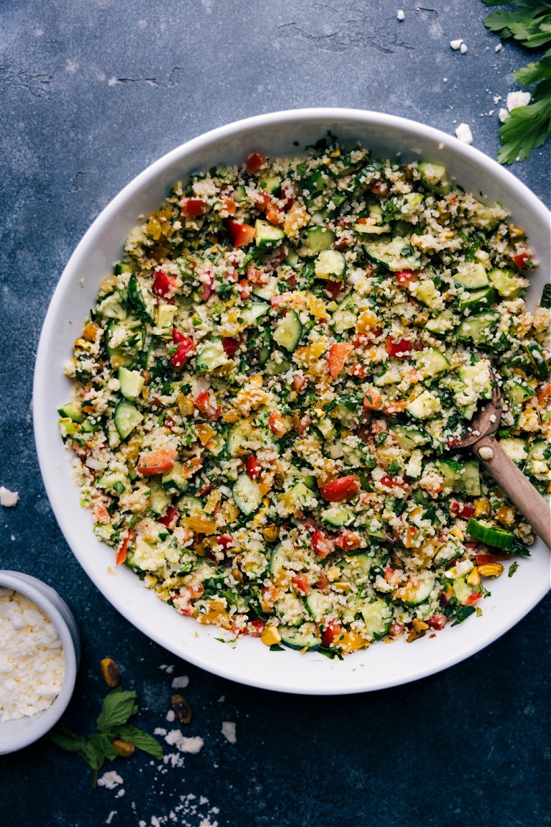 Easy Bulgur Salad in a Jar