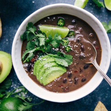 Black Bean Soup Recipe - Chelsea's Messy Apron
