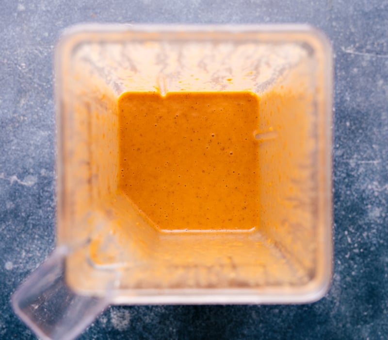 Image of the freshly blended Chipotle Vinaigrette