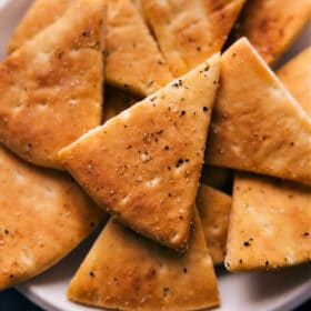 Pita Chips (Air Fry or Bake!)