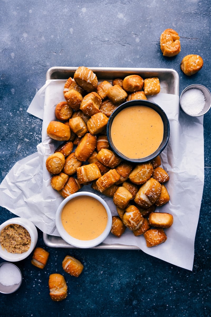 Overhead image of the Pretzel Bites