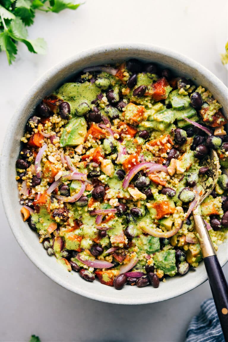 Roasted Sweet Potato and Black Bean Salad