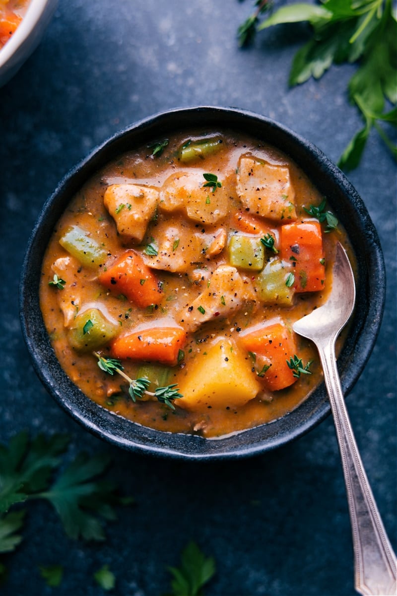 Overhead image of Chicken Stew