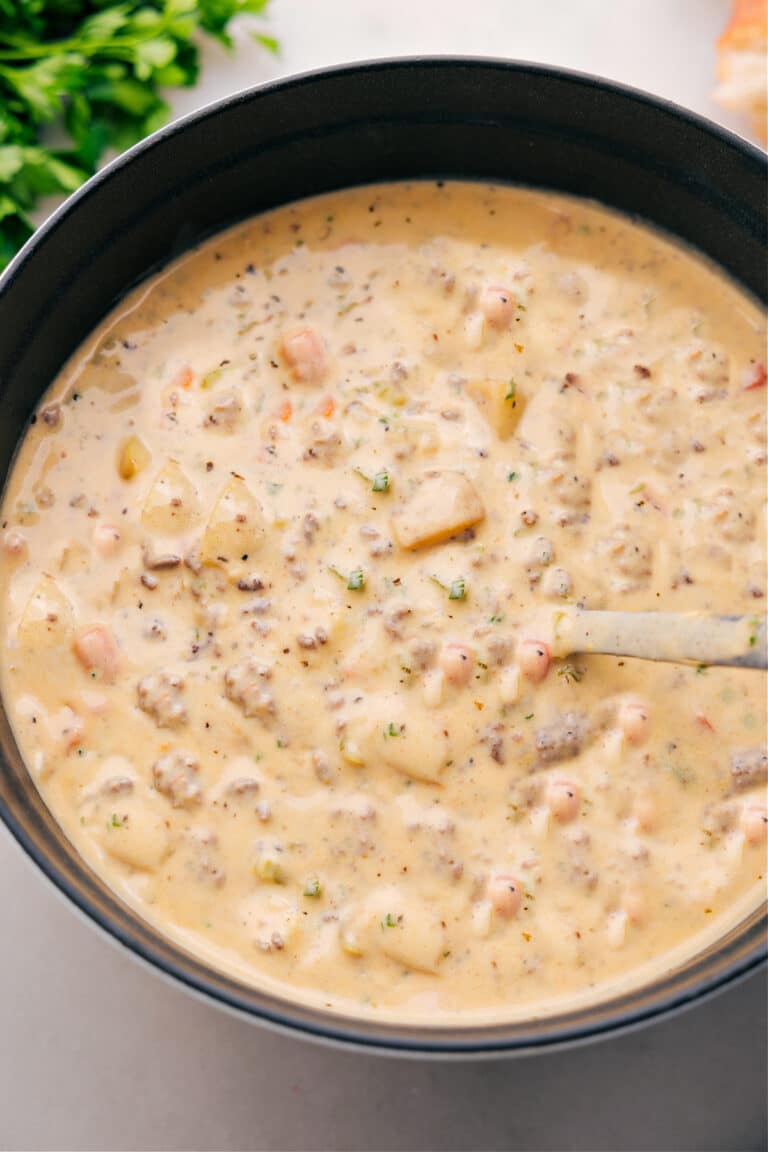 Creamy Cheeseburger Soup