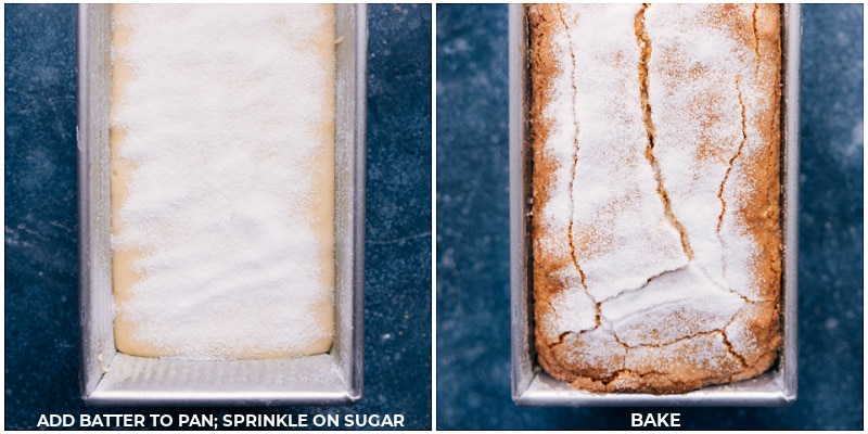 Supremely moist with bright citrus flavor and a nice pound-cake-like denseness. This bread is perfectly sweet and ultra-soft thanks to the yogurt in the batter! Recipe via chelseasmessyapron #quickbread #breakfast #brunch #sweet #sweetbreakfast #lemon #bread Process shots-- images of the dessert being baked