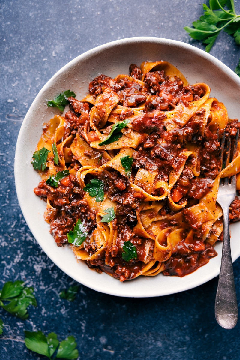 Overhead image of the best Ragu