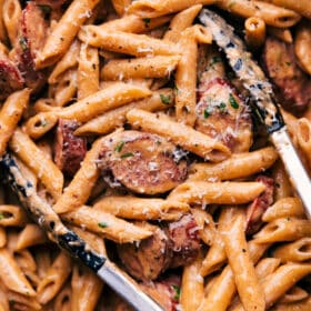 Sausage Alfredo Pasta