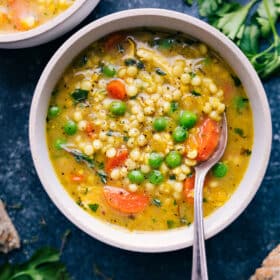 Couscous Soup (Cold-Buster!)