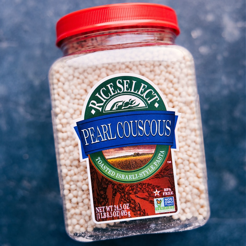 Image of the pearl couscous used in this recipe
