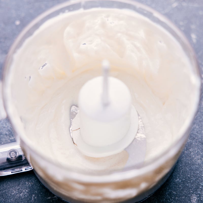 Image of the blended yogurt mixture for Frozen Yogurt