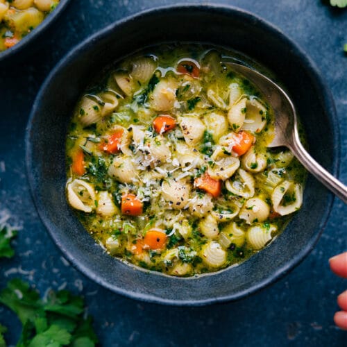Vegetable Pasta Soup (BEST Herb Blend) Chelsea's Messy Apron