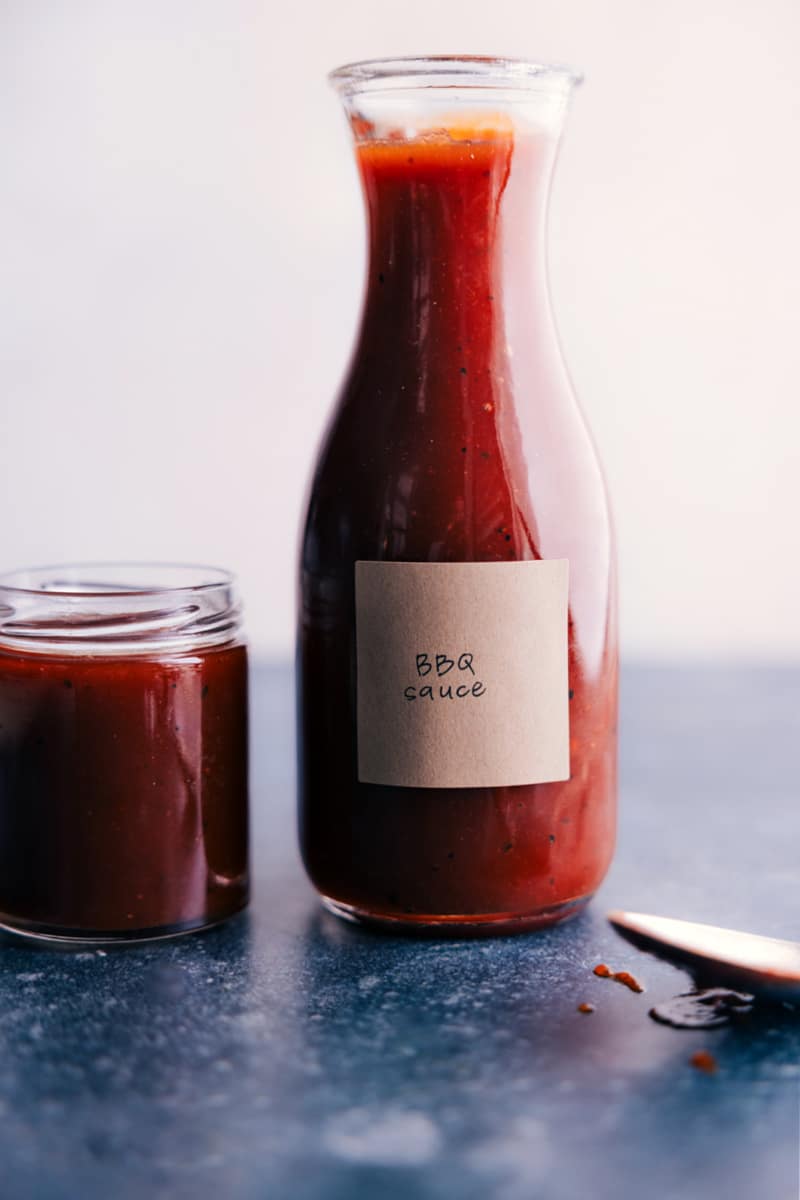 Image of a jar of our homemade BBQ Sauce