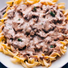 Beef Stroganoff (Instant Pot OR Crockpot!)