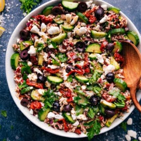 BEST Brown Rice Salad