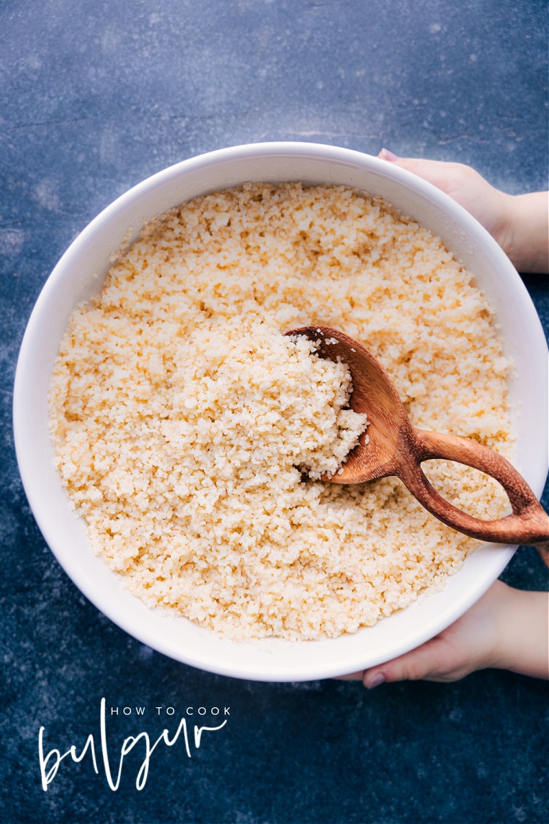 Overhead image of How to Cook Bulgur Wheat