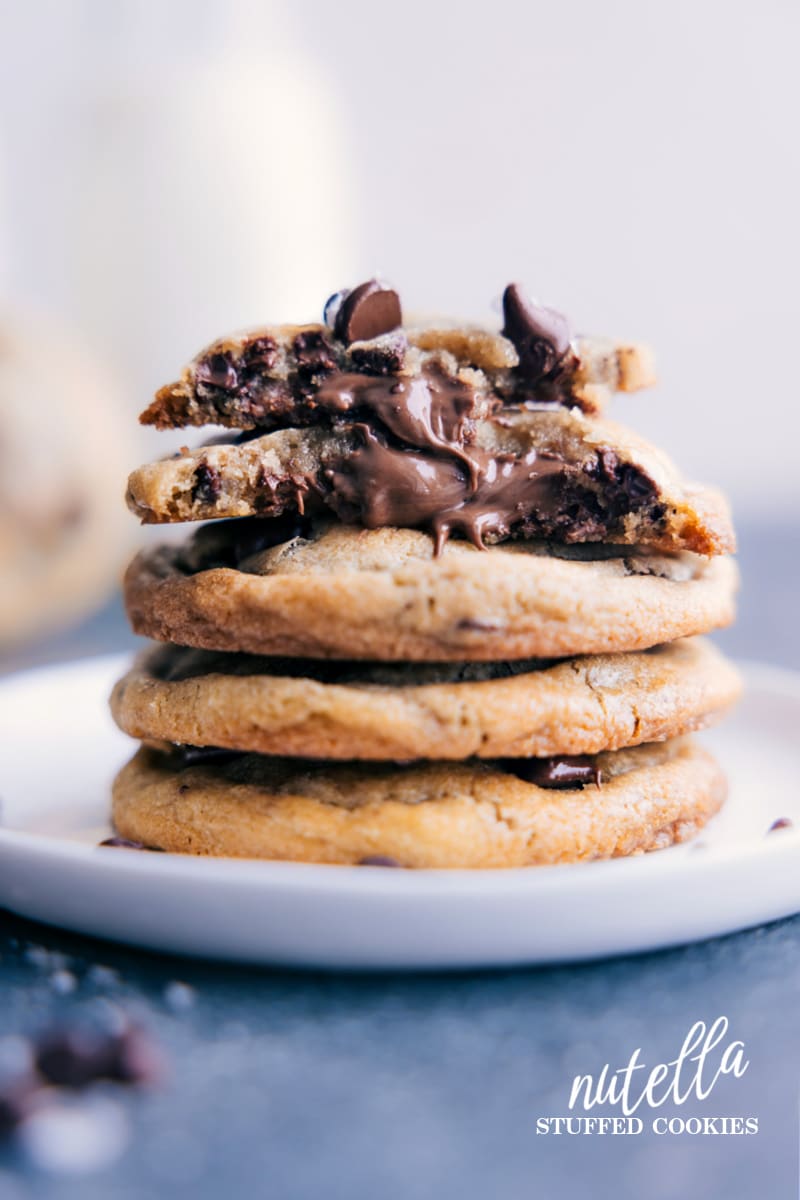 Image of the Nutella-Stuffed Chocolate Chip Cookies