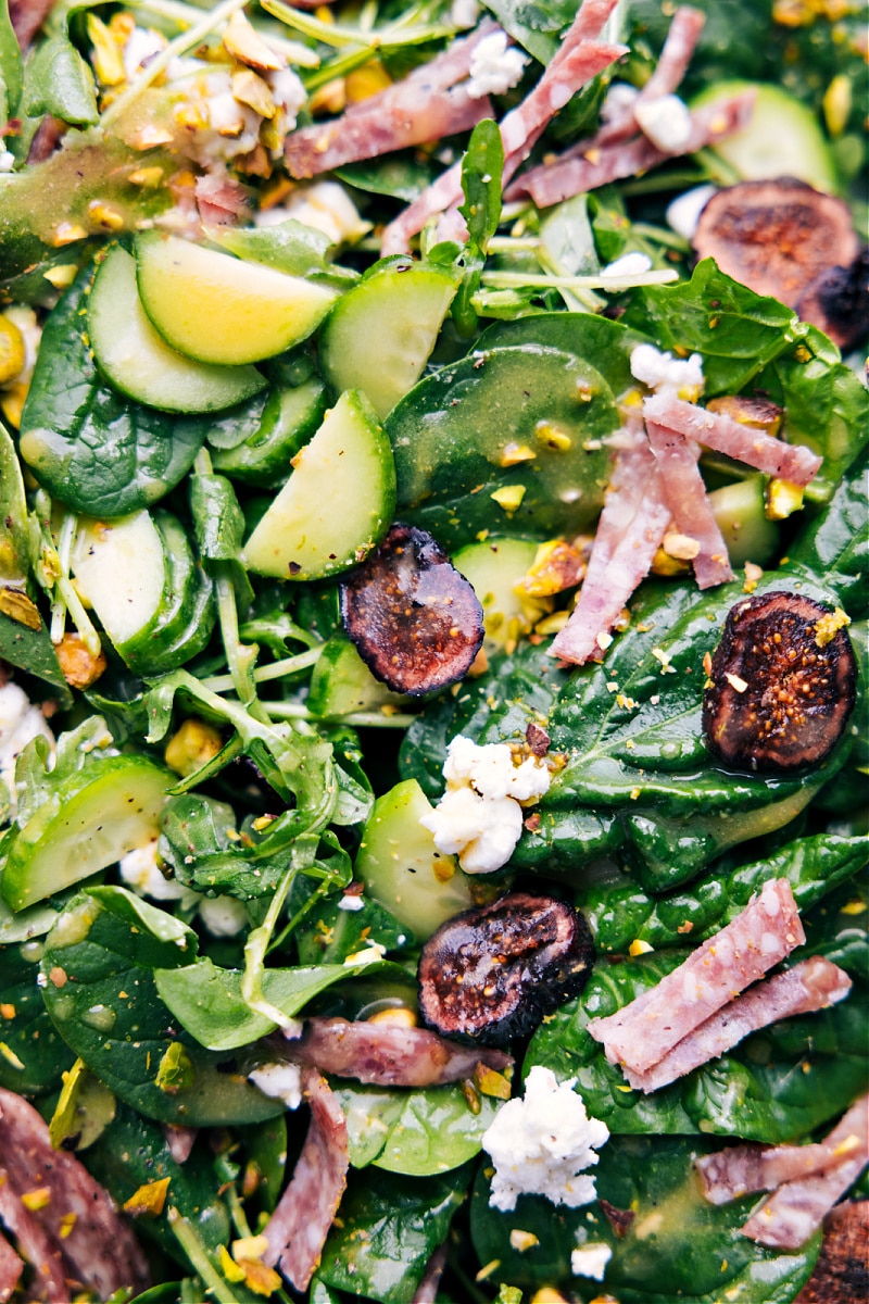 Close-up view of Arugula Salad