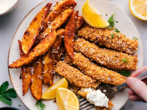 Oven Baked Fish and Chips Recipe