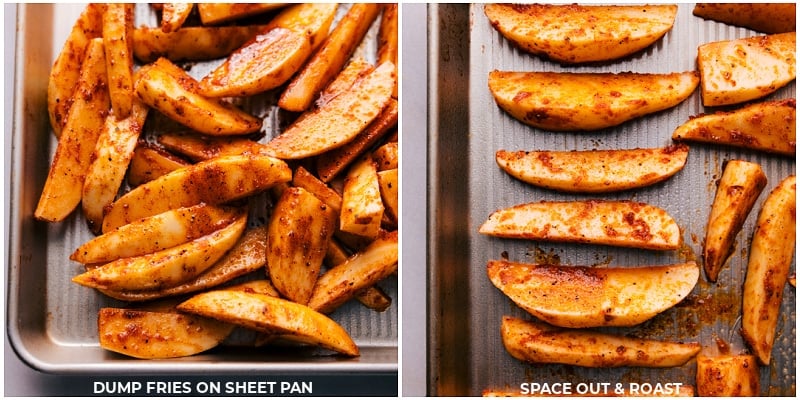 Sheet Pan Fish and Chips Recipe