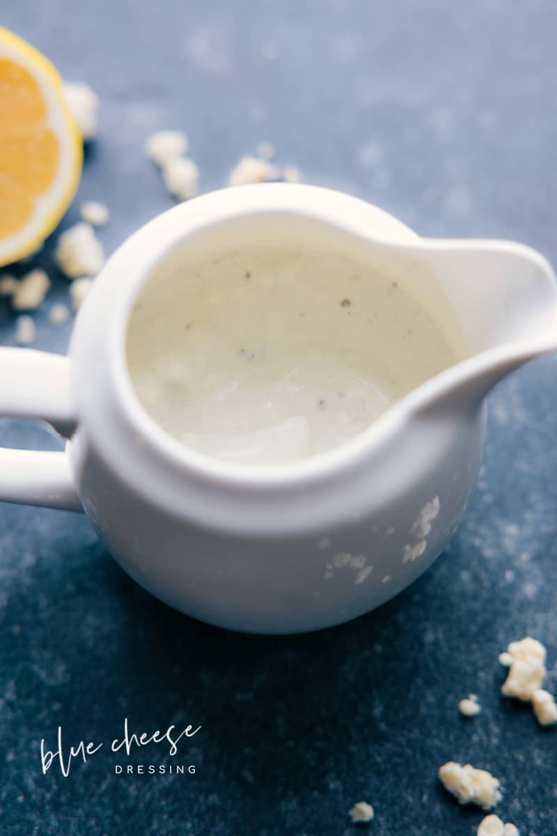 Overhead image of Blue Cheese Dressing