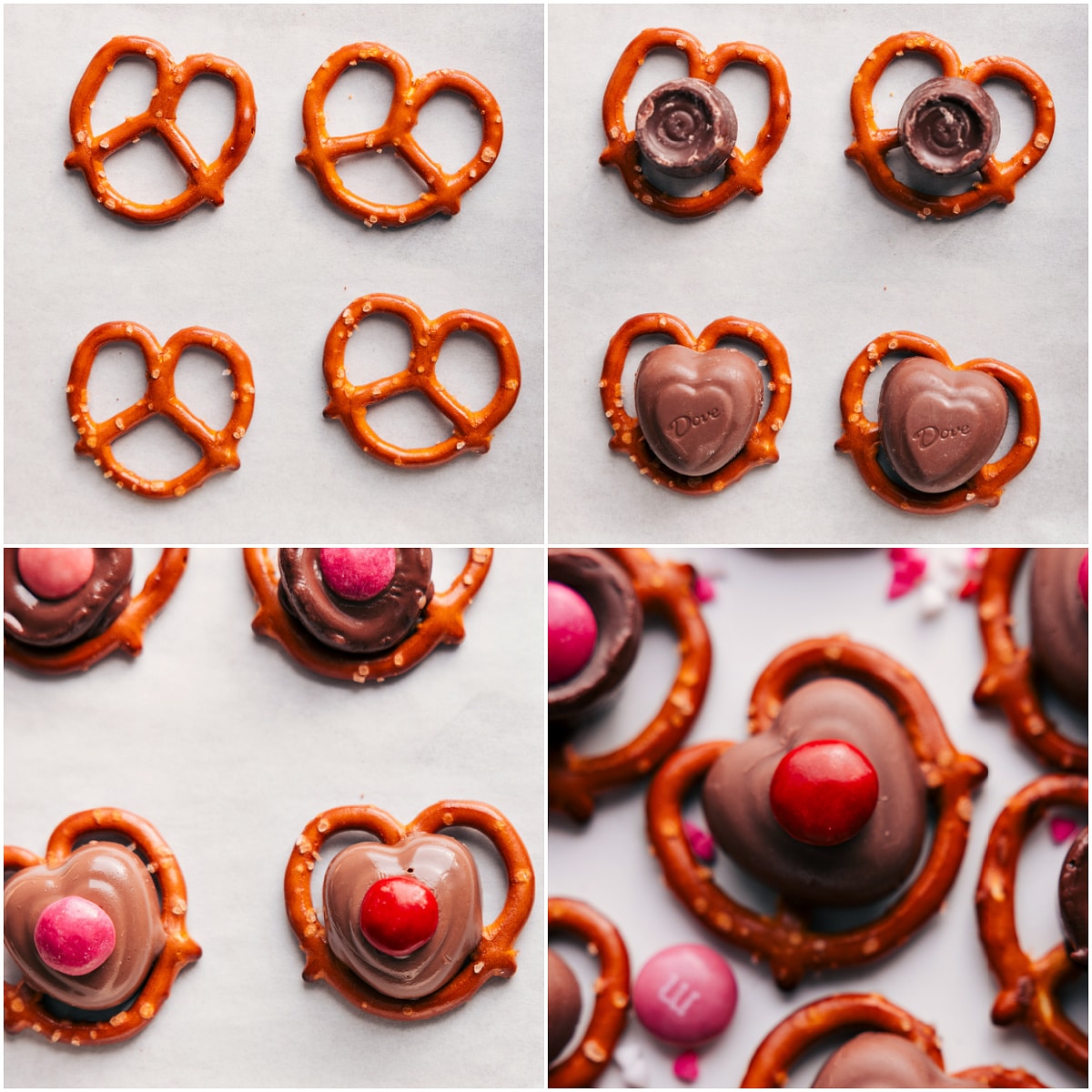 There are several options when purchasing Dove chocolate hearts--milk, dark, or milk & dark chocolate swirl.