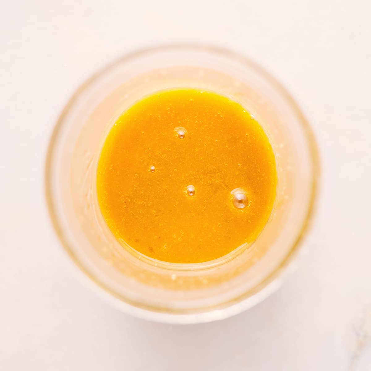 Quick And Simple White Balsamic Vinaigrette Recipe The dressing all mixed together ready to be enjoyed.