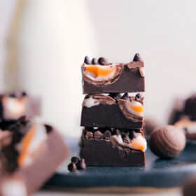 Easter Chocolate Creme Egg Fudge