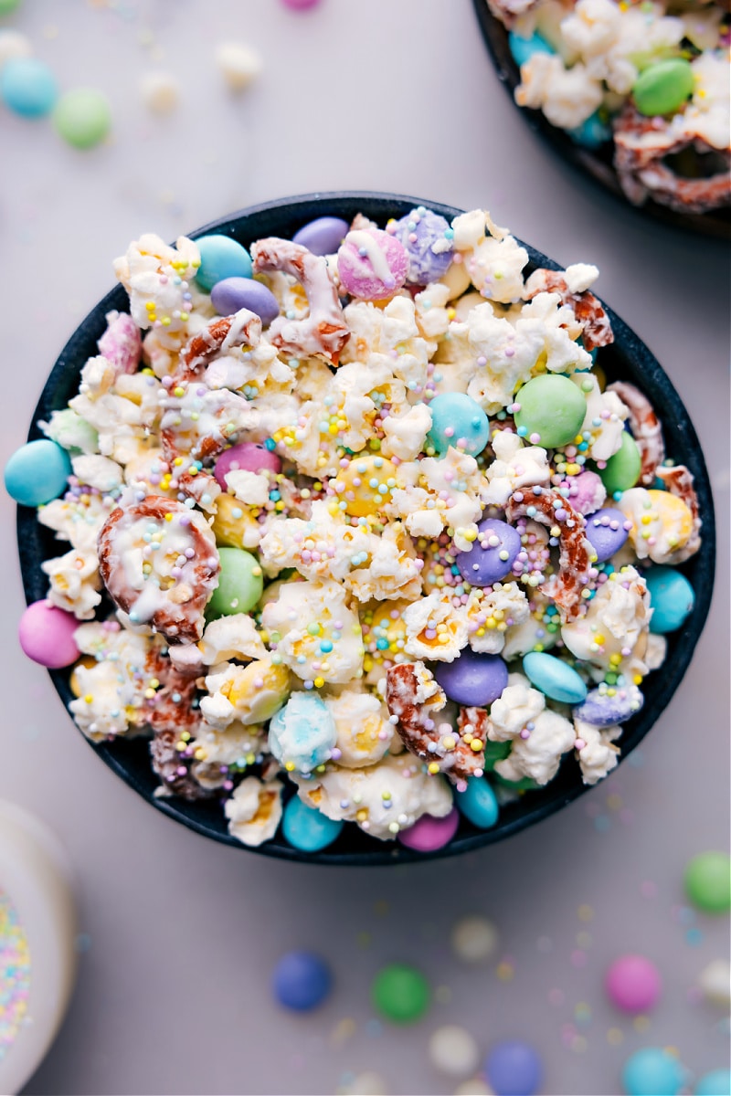 Overhead image of Easter Popcorn