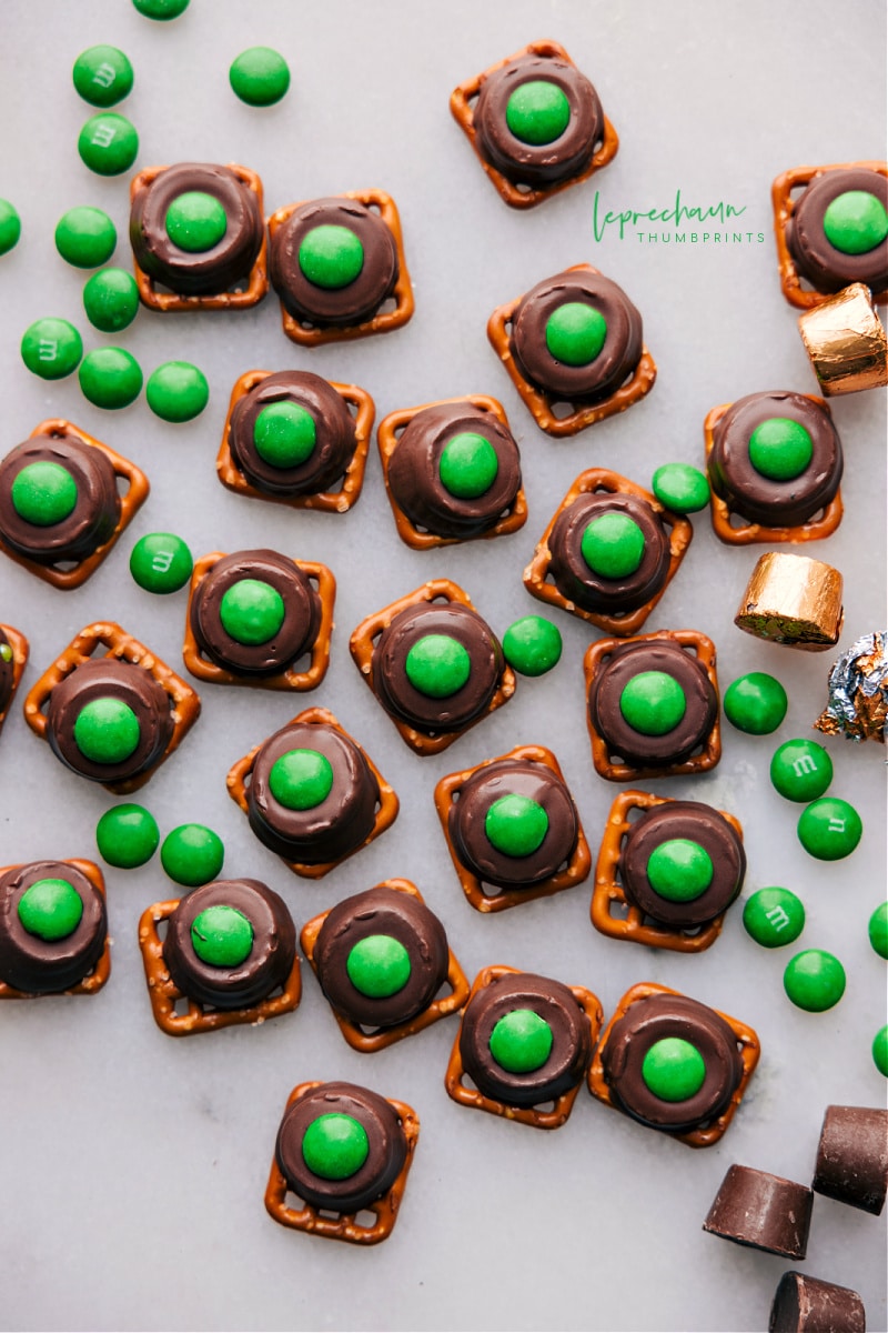 Overhead image of Leprechaun Thumbprints