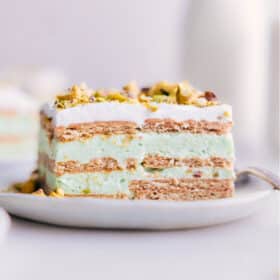 Pistachio Icebox Cake