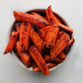 Brown Sugar Roasted Carrots