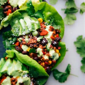 Turkey Lettuce Wraps (Santa Fe)