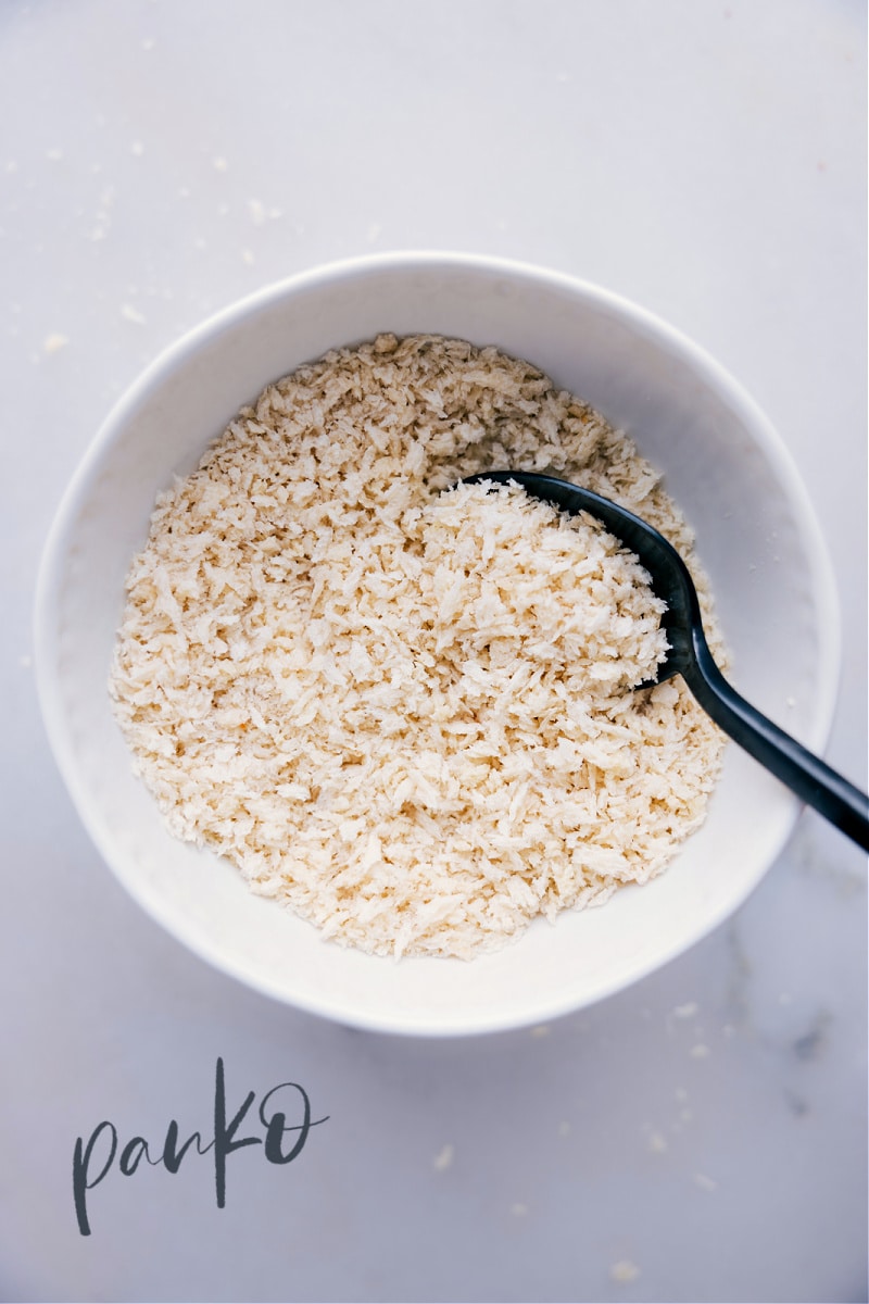 Image of panko in a bowl.