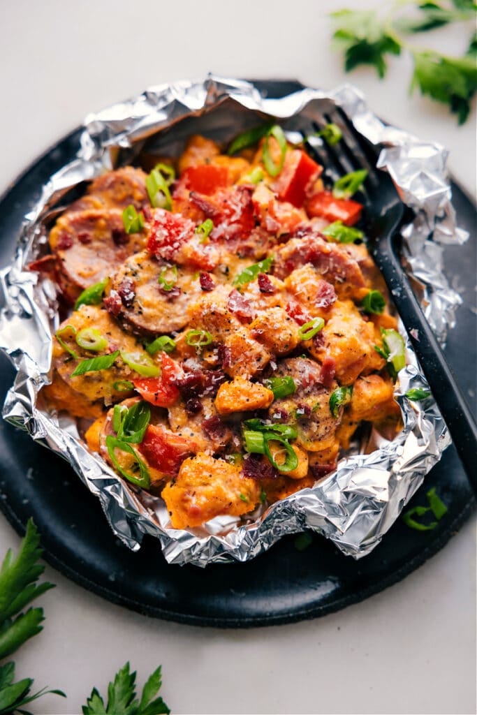 Creamy Sweet Potato & Sausage Chelsea's Messy Apron