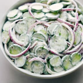 Creamy Cucumber Salad